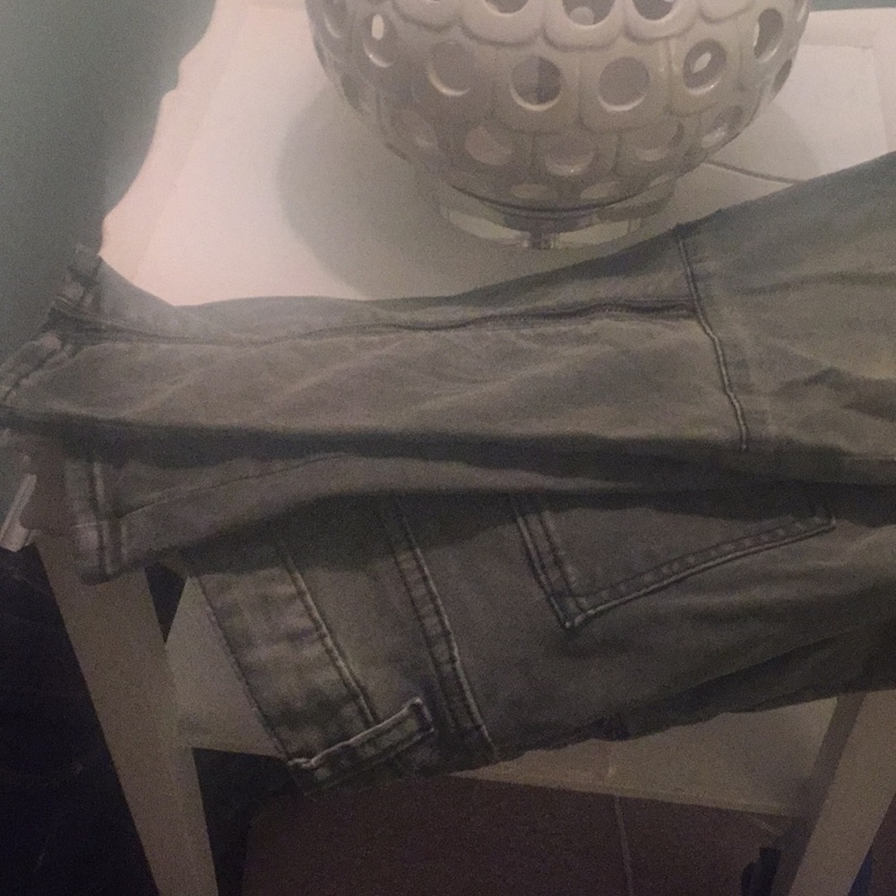 FREE PEOPLE velvet texture jeans